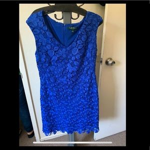 Blue lace Lauren Ralph Lauren Dress